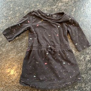 Girls Galaxy print Black Old Navy Dress